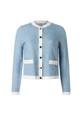 MAERZ Muenchen - Strickjacke Knopf 1/1 Arm endless sky