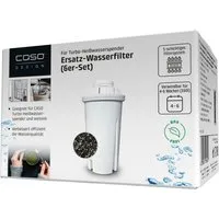 Caso Wasserfilter Ersatz-Wasserfilter (6er-Set), Zubehör für für alle CASO Heisswasserspender mit Filtereinsatz und weitere Wasser-Filtersysteme