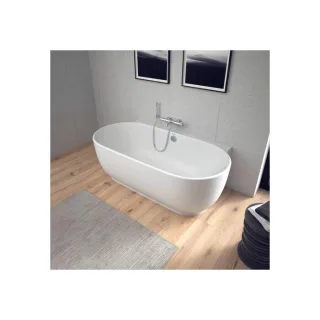 Duravit Luv Badewanne 700433000000000 180 x 95 x 46 cm, Vorwand, Verkleidung und Gestell, 2 Rückenschrägen, weiß