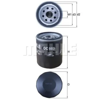Mahle ?lfilter Alfa Romeo Citroen Fiat Lancia