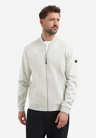 No Excess - Sweater Full Zip Melange Kit Melange - Gr. - XXL