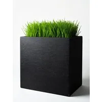 Pflanzwerk® Pflanzkübel Premium Kunststoff Blumenkübel Frostsicher mit Lotus-Effekt - GARANTIE, 2. Jahre Garantie - Frostsicher - Wurzelschutz - Nachhaltig - Eckig -