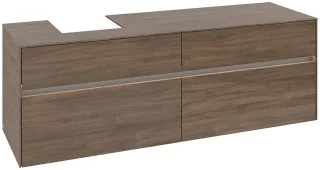Villeroy & Boch Waschtischunterschrank Collaro C105B0 1600x548x500mm mit Beleuchtung Arizona Oak C105B0VH