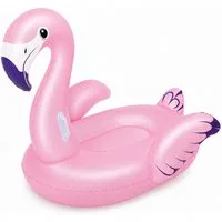 Bestway Schwimmtier Aufblasbarer Flamingo Pool Luftmatratze Wasserspielzeug 153x143 cm, Schwimminsel Schwimmfigur Pool Spielzeug Schwimmende Luftmatratze