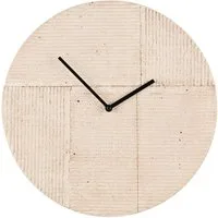 4LIVING Wanduhr Zementuhr ALEX, Ø 36,5 cm