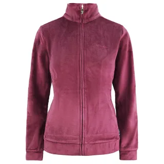 Champion Fleece Womens Purple Track Jacke