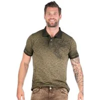 Hangowear Trachtenshirt Trachtenshirt Herren - ASKAN - dunkelgrün