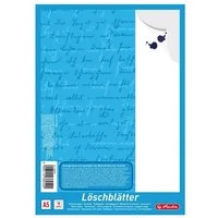 Herlitz Geschäftspapier Herlitz Löschblattblock / 10 Blatt je Block / weißes Löschpapier / DIN