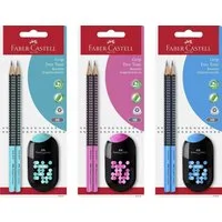 Faber-Castell Bleistift Faber-Castell Bleistift Grip 2001 Two Tone HB 2er Set mit Spitzer