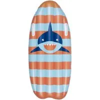 Swim Essentials Luftmatratze Surfbrett Hai 120 cm, Luftmatratze Wassermatratze Schwimmmatratze Matratze Liege