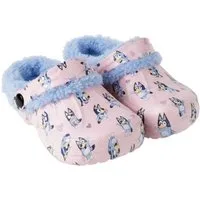 Cerda Bluey Kinder Hausschuhe Clogs mit Fleecefutter rutschfest Hausschuh