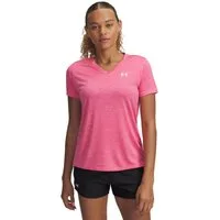 Under Armour® Trainingsshirt TECH SSV- TWIST mit V-Ausschnitt, Kurzarm-Design, schnell trocknend, atmungsaktiv