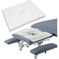 ZEN MASSAGE WARE Massageliege ZEN Nasenschlitztücher mit X-Ausschnitt (100-St), Gesichtsauflagen mit X-Ausschnitt aus weichem Vlies-Stoff