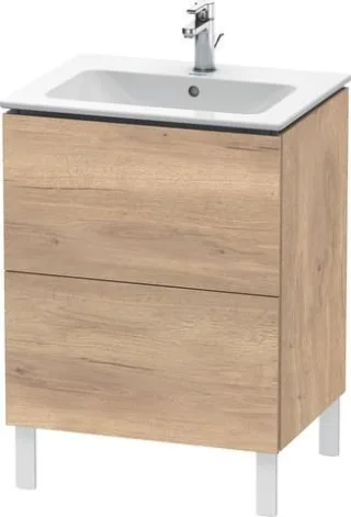 Duravit L-Cube Waschtischunterschrank bodenstehend 620x481x704 Az 2 Ei LC662505555