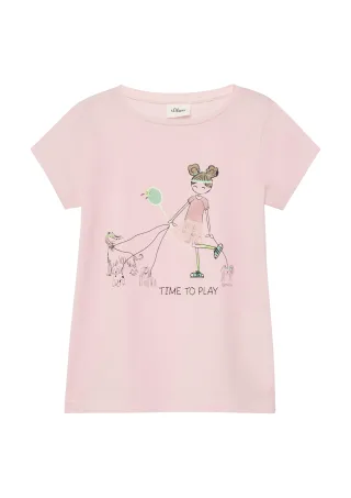 s.Oliver - T-Shirt pink - Gr. - 122