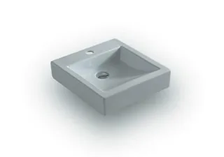 ArtCeram Fuori Classe Waschtisch B: 43 T: 45 cm, weiss, L636 L636