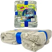 Babydecke Kinderdecke Kuscheldecke Dinosaurier leuchten im Dunkeln 130x150cm, miniHeld