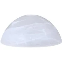 Home4Living Lampenschirm Lampenglas weiß Ø 255mm Alabaster Glas E27 Ersatzglas, Dekorativ