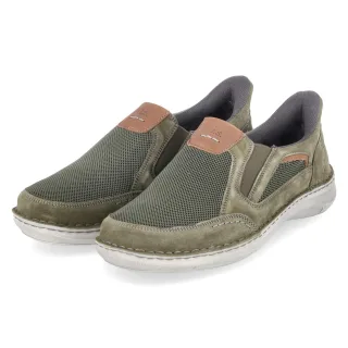 Josef Seibel Slipper NEW ANVERS 25  Grün - Gr. 40 -  Leder und Textil