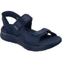 Skechers GO WALK FLEX SANDAL-EASY ENTRY Sandale Sommerschuh, Sandalette, Slip-In mit atmungsaktiver Goga Mat Sohle