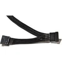 2x S-ATA 70 cm, Kabel schwarz