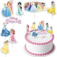 Festivalartikel Tortenstecker Prinzessin Topper Set 8 Stk Geburstag Torten Deko Kuchen Junge