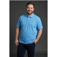 Man's World Plus Poloshirt auch in Grosse Größen bis Gr. 7XL Bauch-Fit Regular Fit Passform, Kurzarm, unifarben, aus Piqué-Material