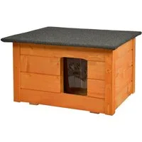 WOODOK Tierhaus, Isolierter Holzzwinger für kleine Hunde und Katzen