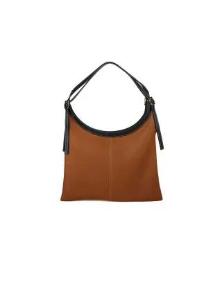 Giulia Monti Handtasche Golden Brown Schwarz