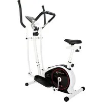 Christopeit Sport® Crosstrainer CT 4 (Cross- und Heimtrainer zugleich, Fitnessgerät), 100 kg max. Benutzergewicht, 8 Widerstandsstufen