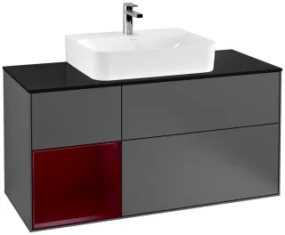 Villeroy & Boch Waschtischunterschrank Finion F16 1200x603x501mm WT mittig, F162HBGK F162HBGK