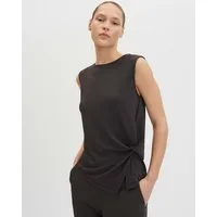 someday Shirttop Kireya aus Jersey mit Knotendetail Mit femininem Knotendetail für eine moderne Silhouette