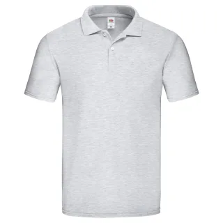 Fruit of the Loom - "Original" Poloshirt für Herren/Damen Unisex (Grau meliert)