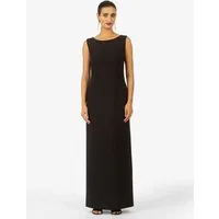 Kraimod Abendkleid mit Rückenschlitz und Rundhals