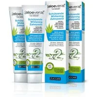 [aloevera]2 Zahnpasta [aloevera]2 schützende Whitening Zahnpasta von Zuccari, (zur Zahnaufhellung (Bleaching) und -reinigung mit einen frischen Atem – Homöopathie)