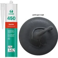 Ramsauer Dichtstoff Ramsauer 450 Sanitär Silicon Fugen Dichtstoff 310ml Kartusche, gebrauchsfertig, chemisch widerstandsfähig, schnellhärtend, UV-beständig,pilzhemmend