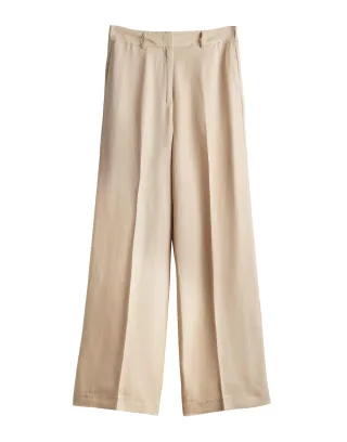 someday - Wide Leg Pants - Catsby classic beige - Gr. - 40