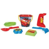WADER QUALITY TOYS Sandform-Set Sandkasten Spielzeug Sandspielzeug-Set Disney CARS McQueen Eimer Forme