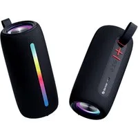 Denver BTL-360B Bluetooth-Speaker Stereo (2 Lautsprecher) (Bluetooth, 10 W, RGB- Lichtfunktion, TWS-Funktion, Freisprecheinrichtung)