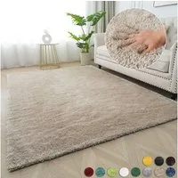 Bruno Banani Teppich Dana Teppich, besonders weich und kuschelig, Kundenliebling, rechteckig, Höhe: 30 mm, uni, Mikrofaser Teppiche, Wohnzimmer, Schlafzimmer, Esszimmer