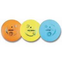 Sunflex Wurfscheibe Disc Golf Set mit Tragetasche
