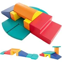 COSTWAY Spielbausteine, (10 St), Softbausteine für Kinder ab 1 Jahr
