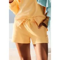Buffalo Sweatshorts Loungeshorts mit seitlichen Taschen und kleinem Print, Loungewear