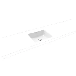 Kaldewei Puro Unterbauwaschtisch 900906003001 3159, 46 x 38,5 cm, weiss, Perl-Effekt
