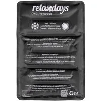 relaxdays Kühlpad Großes Kühlpad in Schwarz