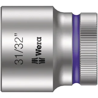 Wera 8790 HMC Zyklop-Steckschlüsseleinsatz mit 1/2"-Antrieb, zöllig Violett - 05003630001