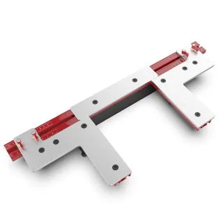 ENJOYWOOD Handle Routing Template 0-10In Width 0-190mm Length with Dual-Rail Precision Positioning for Trimmer Router Cu