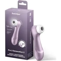 Satisfyer Massagegerät Pro 2 – Druckwellen-Stimulator mit Air-Pulse-Technologie, Wellnessgerät, 11 Intensitäten & Wasserdicht IPX7