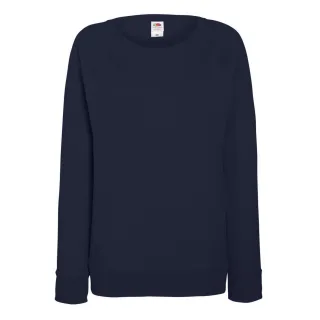 Fruit OF The Loom Damen Raglan Sweatshirt (Marineblau)