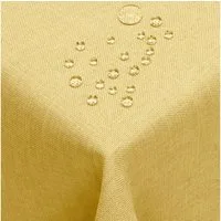 DecoHomeTextil Heimtextilmanufaktur Tischdecke Leinen Optik Tischdecke Tischtuch Abwaschbar Wasserabweisend